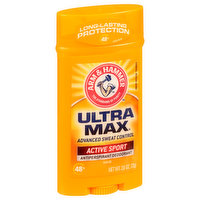 Arm & Hammer Antiperspirant Deodorant, Active Sport, Solid