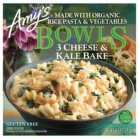 Amy's Amy’s Frozen Bowls, 3 Cheese & Kale Bake Bowl, Gluten free, 8.5 oz. - 8.5 Ounce 