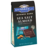 Ghirardelli Dark Chocolate, Sea Salt Almond - 4.12 Ounce
