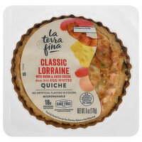 La Terra Fina Quiche, Classic Lorraine - 6 Ounce 