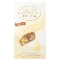 Lindt Lindor Chocolate Truffles, White - 5.1 Ounce 