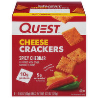 Quest Cheese Crackers, Spicy Cheddar