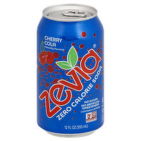 Zevia Soda, Zero Calorie, Cherry Cola - 12 Ounce