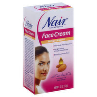 Nair Hair Remover, Face Cream, Moisturizing - 2 Ounce 