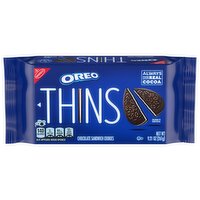 OREO Thins Chocolate Sandwich Cookies, 9.21 oz - 9.21 Ounce 