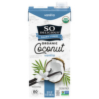 So Delicious Dairy Free Coconutmilk, Organic, Vanilla - 32 Fluid ounce 