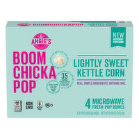 Boomchickapop Kettle Corn, Lightly Sweet - 4 Each 