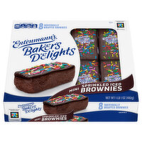 Entenmann's Brownie, Sprinkled Ice, Minis - 8 Each 