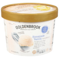 Goldenbrook Ice Cream, Premium, Homemade Vanilla