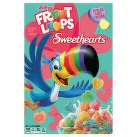 Fruit Loops Cereal, Sweethearts, Natural Fruit Flavors - 8.7 Ounce 