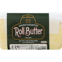 Amish Country Butter, Salted, Roll - 32 Ounce 