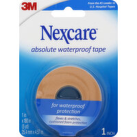 Nexcare Hospital Tape, Cushions, Absolute Waterproof, 1 Inch - 1 Each 