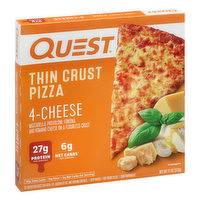 Quest Pizza, 4-Cheese, Thin Crust