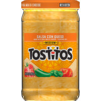 Tostitos Salsa Con Queso, Medium - 23 Ounce 