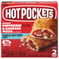 Hot Pockets Sandwich, Hot Habanero Pepperoni & Sausage, 2 Pack