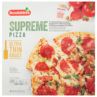 Brookshire's Ultra Thin Crust Supreme Pizza - 14.7 Ounce