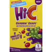 Hi-C Drink Mix, Low Calorie, Grabbin' Grape - 8 Each 