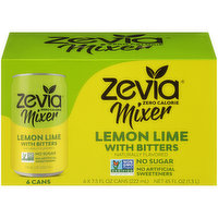 Zevia Mixer, Zero Calorie, Dry Lemon Lime