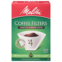 Melitta Coffee Filters, No. 4 - 100 Each 