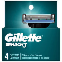 Gillette Razor Cartridges - 4 Each 