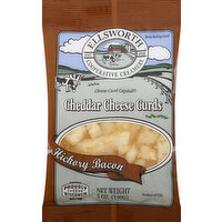 Ellsworth Cheddar Cheese Curds, Hickory Bacon - 5 Ounce 