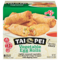 Tai Pei Egg Rolls, Vegetable - 8 Each 