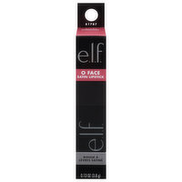 e.l.f. Lipstick, Satin, O Face, Effortless - 0.13 Ounce 