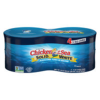 Chicken of the Sea Tuna, Premium, Solid White, 4 Pack - 4 Each