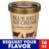 Blue Bell Gold Rim Ice Cream Pint, Assorted Flavors - 1 Pint 
