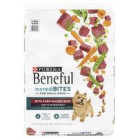 Beneful IncrediBites with Farm-Raised Beef, Small Breed Dry Dog Food - 14 Pound 