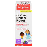 TopCare Pain & Fever, Children's, 160 mg, Grape Flavor - 4 Fluid ounce 