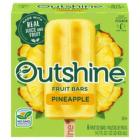 Outshine Fruit Bars, Pineapple - 6 Each 