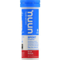 Nuun Sport, Tablets, Fruit Punch