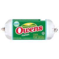 Owens Pork Sausage, Premium, Italian - 16 Ounce 