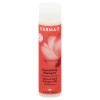 Derma E Shampoo, Nourishing, Apricot Seed & Argan Oils - 10 Ounce 