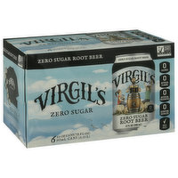 Virgil's Root Beer, Zero Sugar, 6 Pack - 6 Each 