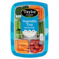 Taylor Farms Vegetable Tray, with Ranch Dip - 18 Ounce 