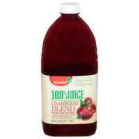 Brookshire's 100% Juice, Cranberry Blend - 64 Fluid ounce 