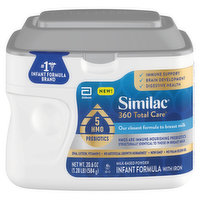 Similac Infant Formula with Iron, Milk-Based Powder - 20.6 Ounce 