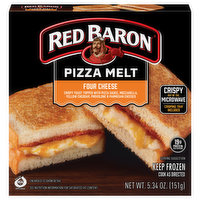 Red Baron Pizza Melt, Four Cheese - 5.34 Ounce 