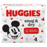 Huggies Diapers, Disney Baby, 4 (22-37 lb)