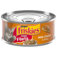 Friskies Cat Food, with Chicken in Gravy, Prime Filets