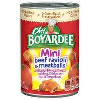 Chef Boyardee Beef Ravioli & Meatballs, Mini