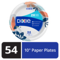 DIXIE Plates, 10.06 Inch - 54 Each 