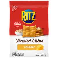 RITZ RITZ Toasted Chips Cheddar Crackers, 8.1 oz - 8.1 Ounce 