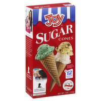 Joy Cones, Sugar - 12 Each 