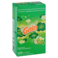 Gain Dryer Sheets, Original - 120 Each