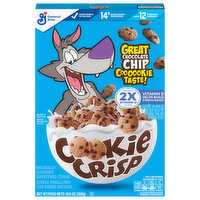 Cookie Crisp Cereal, Chocolate Chip Cookie, Sweetened - 10.6 Ounce 
