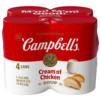 Campbell's Condensed Soup, Cream of Chicken - 4 Each 