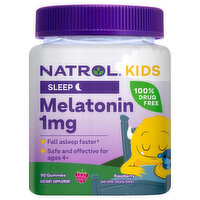 Natrol Kids Melatonin, Sleep, 1 mg, Gummies, Raspberry - 90 Each 